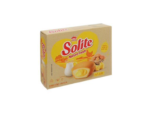 Bánh Bông Lan Kem Vị Bơ Sữa 276g Solite ảnh 3