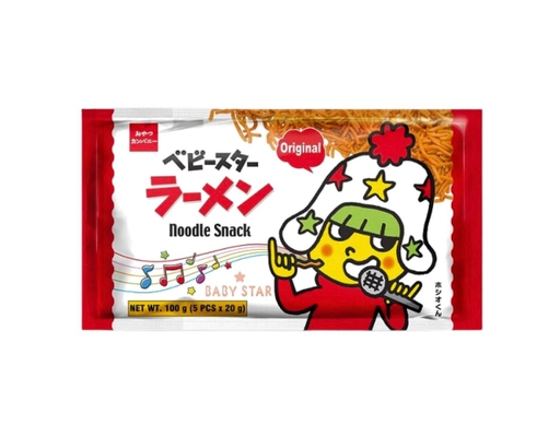 Mì Snack Nguyên Vị Baby Star 5 x 20g Oyatsu ảnh 0