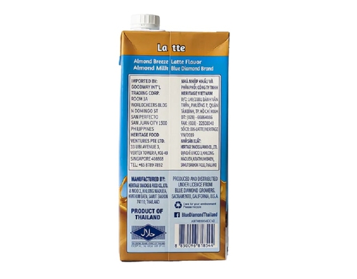 Sữa Hạnh Nhân Almond Breeze Latte Hộp 946ml Almond Breeze ảnh 1