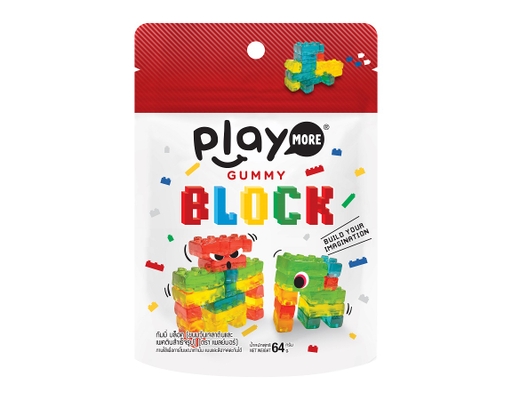 Kẹo Dẻo Xếp Hình 64g Playmore ảnh 0