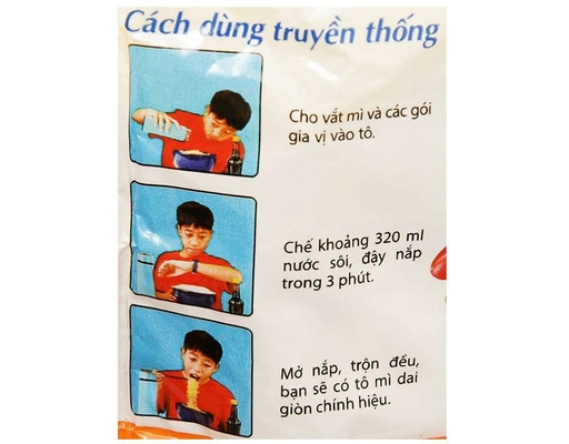 Thùng 30 Gói Mì Gấu Đỏ Sợi Phở Hành Phi 63g - 01870510 Gấu Đỏ ảnh 4