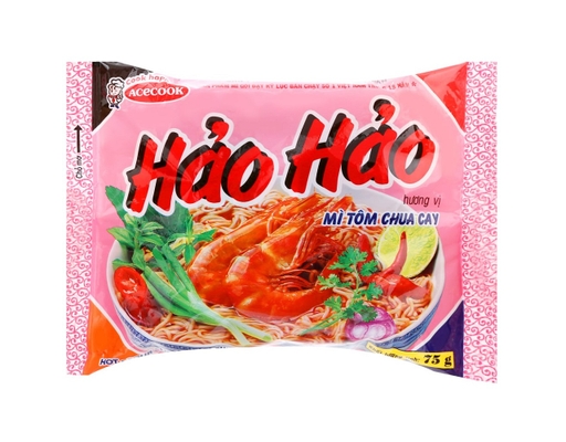 Thùng 30 Gói Mì Hảo Hảo Tôm Chua Cay 75g - 01056228 ACECOOK ảnh 5