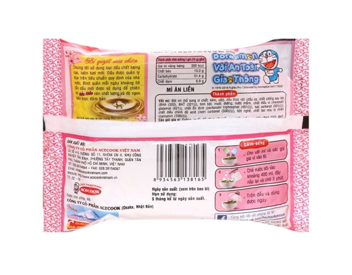 Thùng 30 Gói Mì Hảo Hảo Tôm Chua Cay 75g - 01056228 ACECOOK ảnh 6