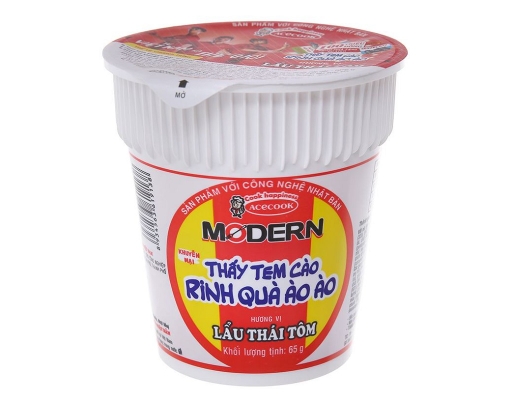 Thùng 24 Ly Mì Modern Vị Lẩu Thái Tôm 67g - 01062595 ACECOOK ảnh 2