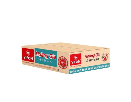 Thùng 18 Gói Mì Vifon Hoàng Gia Vị Thịt Bằm Gói 130g Hoàng Gia ảnh 1