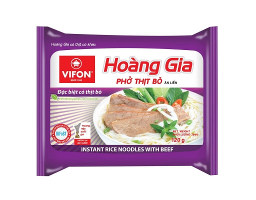 Thùng 18 Gói Phở Vifon Hoàng Gia Vị Thịt Bò Gói 120g Vifon ảnh 1