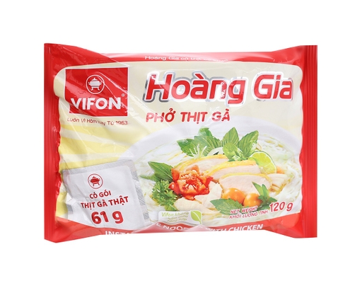 Thùng 18 Gói Phở Vifon Hoàng Gia Vị Thịt Gà Gói 120g Vifon ảnh 1