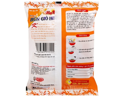 Thùng 30 Gói Bún Giò Heo Ăn Liền Hằng Nga Gói 75g Hằng Nga ảnh 2