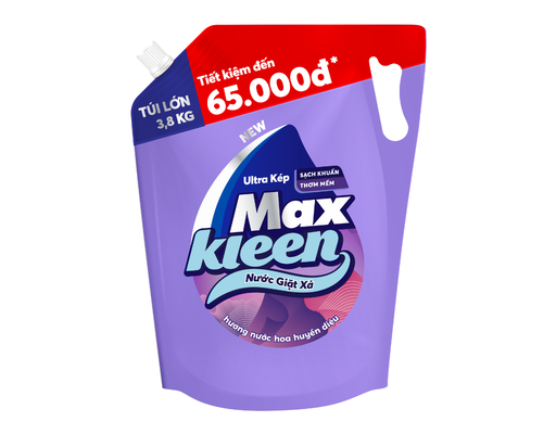 Nước Giặt Xả Hương Nước Hoa Huyền Diệu 3.8kg MaxKleen ảnh 0