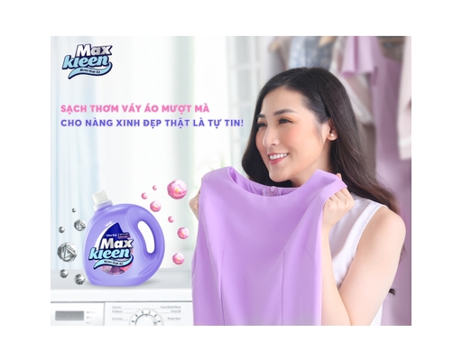Nước Giặt Xả Hương Nước Hoa Huyền Diệu 3.8kg MaxKleen ảnh 7