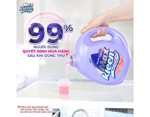 Nước Giặt Xả Hương Vườn Sớm Mai 3.8kg MaxKleen ảnh 6