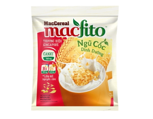Túi 20 Gói Ngũ Cốc Dinh Dưỡng Maccereal 25g Macfito ảnh 0