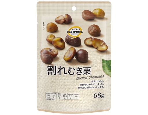 Hạt Dẻ Bóc Vỏ 68g TOPVALU ảnh 0