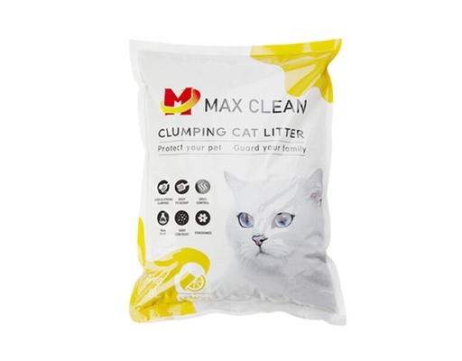 Cát Vệ Sinh Đất Sét Hương Chanh 4kg Max Clean ảnh 0