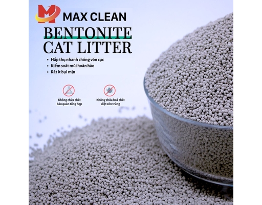 Cát Vệ Sinh Đất Sét Hương Chanh 4kg Max Clean ảnh 5