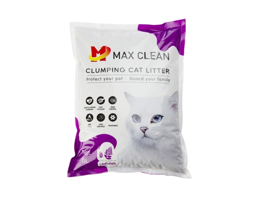 Cát Vệ Sinh Đất Sét Hương Lavender 4kg Max Clean ảnh 0