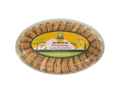 Hạt Điều Vỏ Lụa Muối Hồng Himalaya 305g Bà Tư Bình Phước ảnh 0