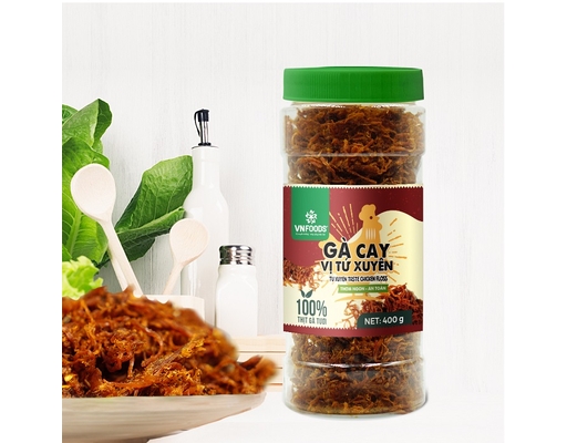 Khô Gà Cay Vị Tứ Xuyên 400g VNFoods ảnh 2