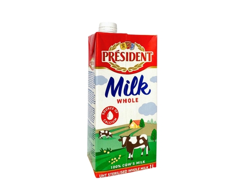 Sữa Tiệt Trùng President Nguyên Kem 3.5% Hộp 1L President ảnh 0
