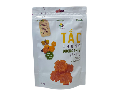 Tắc Chưng Đường Phèn Sấy Dẻo 85g 123Farm ảnh 0