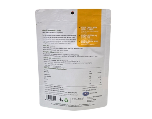Vỏ Bưởi Chanh Muối Sấy Dẻo 50g 123Farm ảnh 1