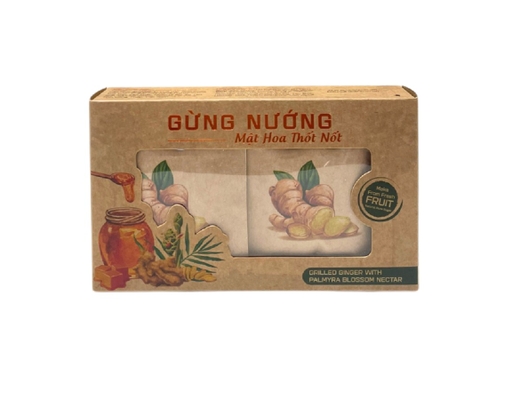 Gừng Nướng Mật Hoa Thốt Nốt 85g 123Farm ảnh 0