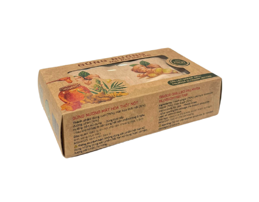 Gừng Nướng Mật Hoa Thốt Nốt 85g 123Farm ảnh 1