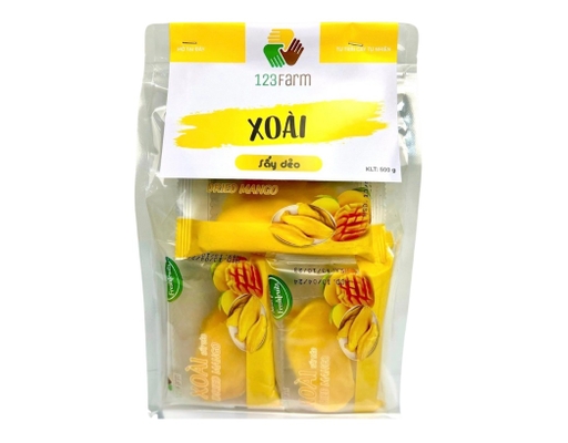 Xoài Sấy Dẻo 270g 123Farm ảnh 0