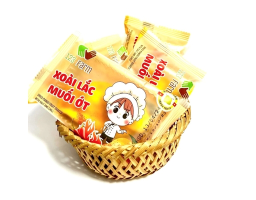 Xoài Lắc Muối Ớt 270g 123Farm ảnh 1