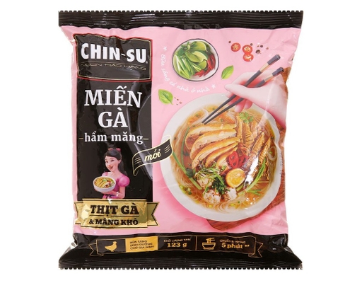 Thùng 15 Gói Miến Gà Hầm Măng 127g CHIN-SU ảnh 0