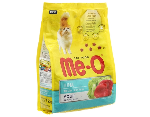 Thức Ăn Dạng Hạt Cho Mèo Vị Cá Ngừ 1.2kg Me-O ảnh 2