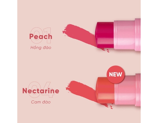 Má Hồng Dạng Thỏi Cool Chick Blush Stick Màu Hồng Đào - 01 Peach 4g Silkygirl ảnh 2