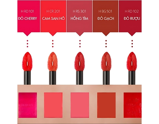 Son Kem Lì Matte Holic Màu Đỏ Thuần - #102 Vampire Red 8.5g B.O.M ảnh 2