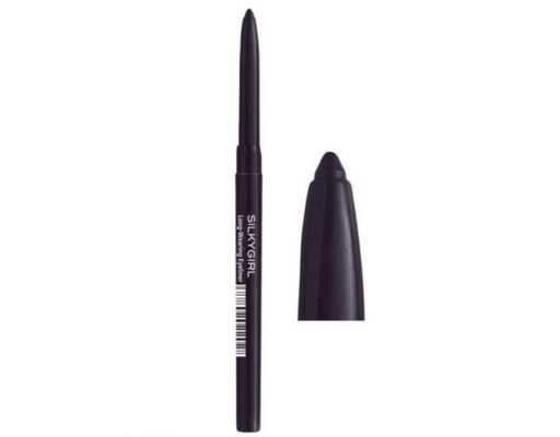Chì Kẻ Viền Mắt Long Wearing Eyeliner Màu Đen 01 Black 0.28g Silkygirl ảnh 1