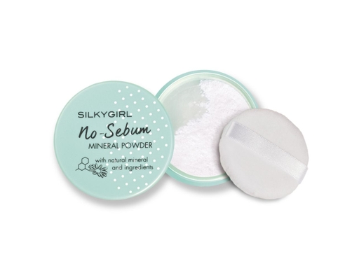 Phấn Phủ Khoáng Không Màu Kiềm Dầu No Sebum Mineral Powder 5g Silkygirl ảnh 0