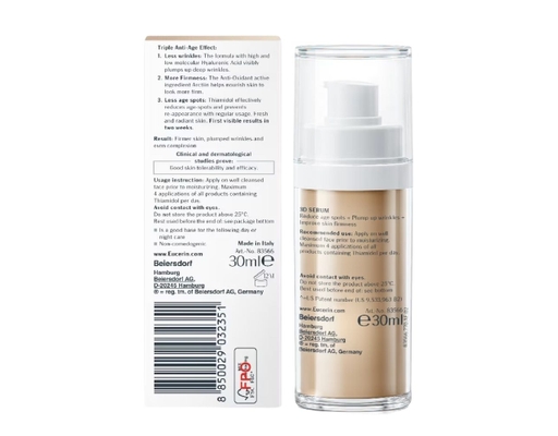 Tinh Chất 3 Tác Động Giúp Ngăn Ngừa Lão Hóa Hyaluron Filler 3D 30ml Eucerin ảnh 1