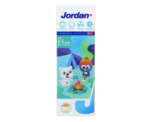 Kem Đánh Răng Trẻ Em Hương Vải Cho Bé 0-5 Tuổi 75g Jordan ảnh 0