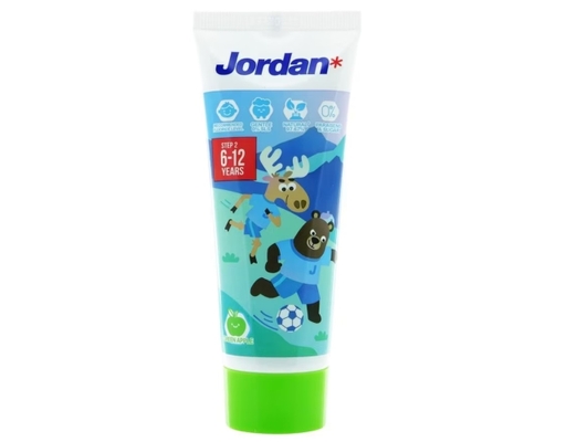 Kem Đánh Răng Trẻ Em Hương Táo Cho Bé 6-12 Tuổi 75g Jordan ảnh 1
