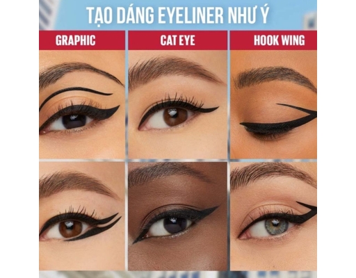 Bút Kẻ Mắt Nước Màu Đen Tattoo Liner 48h 1g Maybelline ảnh 2