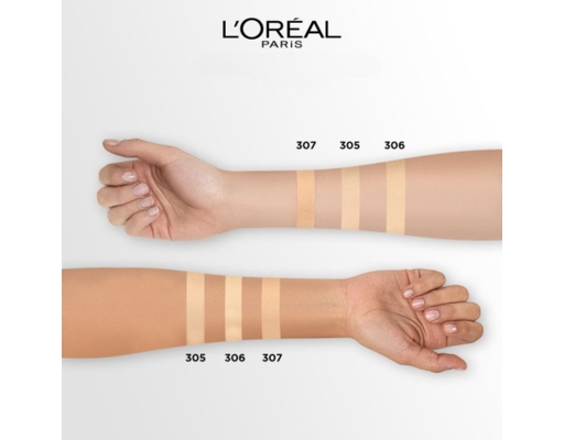 Kem Che Khuyết Điểm Lâu Trôi Che Phủ Cao Màu #306 Nude Beige 10ml L'Oreal ảnh 2