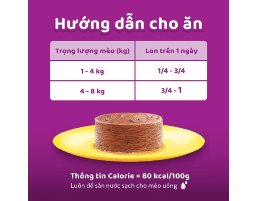 Thức Ăn Dạng Ướt Cho Mèo Trưởng Thành Vị Cá Mòi 400g Whiskas ảnh 6
