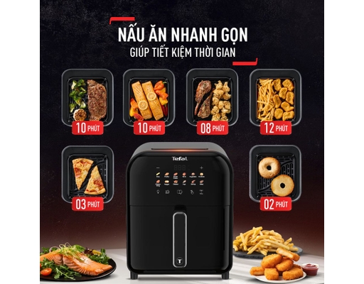 Nồi Chiên Không Dầu Easy Fry Window EY821868 6L Tefal ảnh 7
