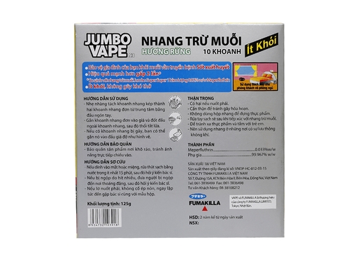 Nhang Muỗi S3 Hương Rừng - 10 Khoanh Jumbo ảnh 2
