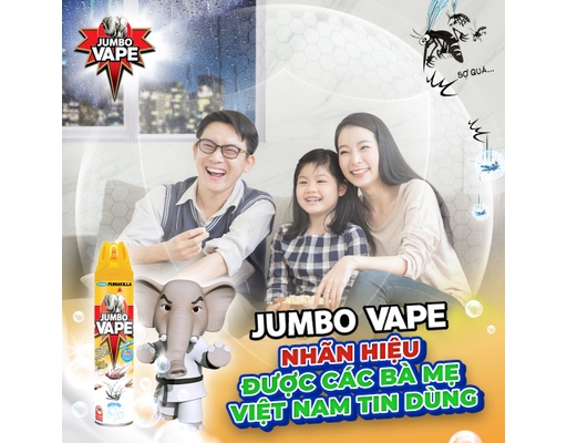 Bình Xịt Côn Trùng Vape Không Mùi 600ml Jumbo ảnh 3