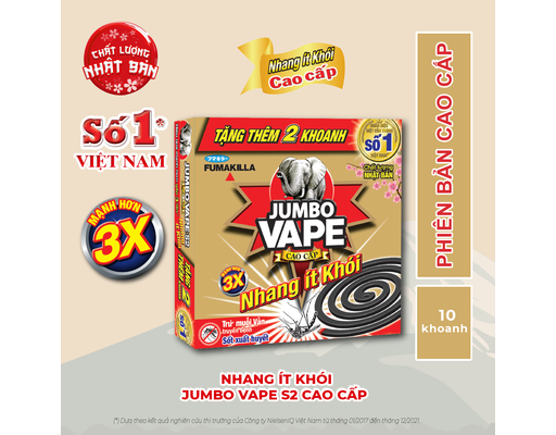 Nhang Trừ Muỗi Vape S2 - 10 Khoanh Jumbo ảnh 2