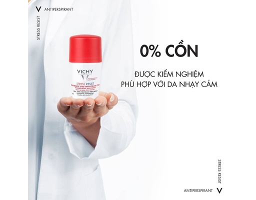 Lăn Ngăn Mùi Giúp Khô Thoáng Vùng Da Dưới Cánh Tay 72h 50ml VICHY ảnh 1