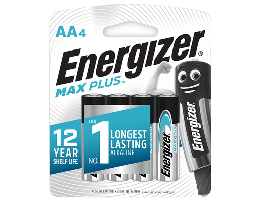 Vỉ 4 Pin Energizer Alkaline AA Max Plus EP91 BP4