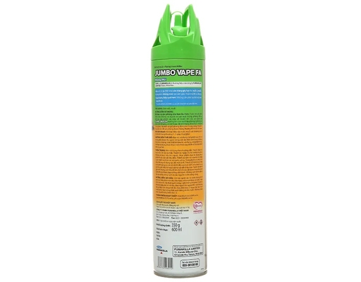 Xịt Côn Trùng FA Vape Không Mùi 600ml Jumbo ảnh 1