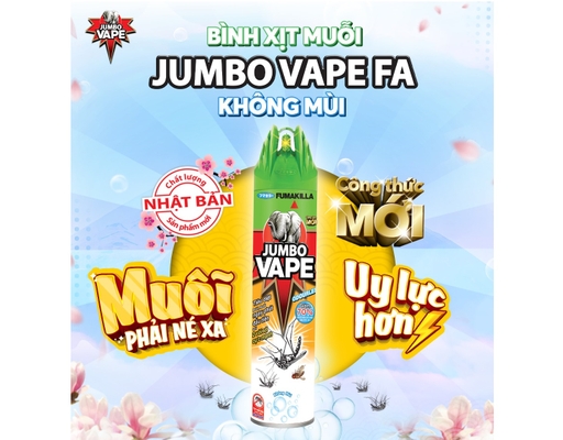 Xịt Côn Trùng FA Vape Không Mùi 600ml Jumbo ảnh 2