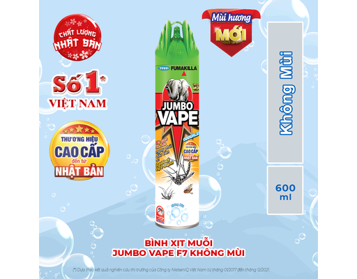 Xịt Côn Trùng FA Vape Không Mùi 600ml Jumbo ảnh 3